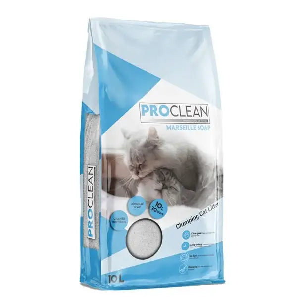Proclean Marsilya Sabun Kokulu Topaklanan Kedi Kumu İnce Taneli 10 Lt