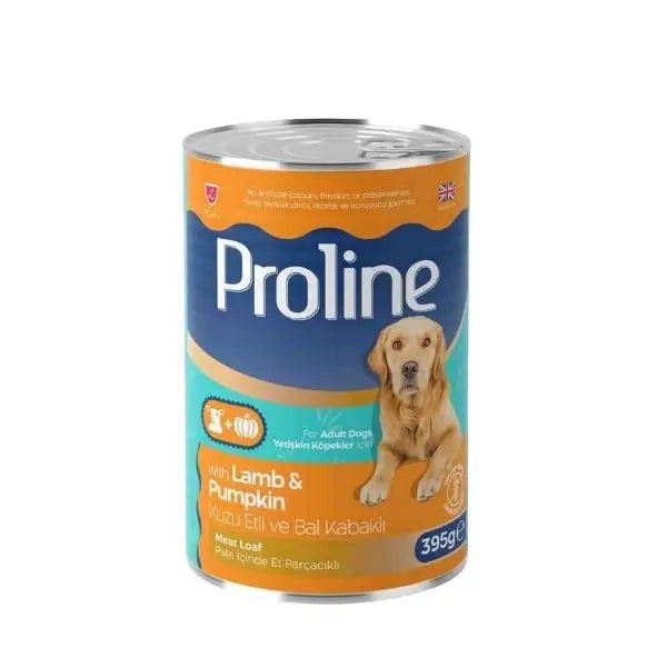 Proline Pate İçinde Et Parçacıklı Kuzu Etli ve Bal Kabaklı Yetişkin Konserve Köpek Maması 395 Gr