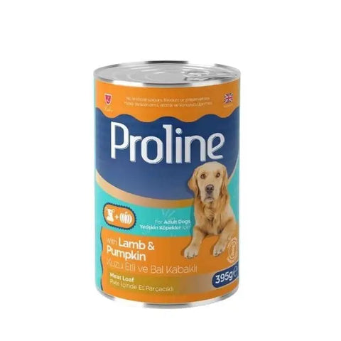 Proline Pate İçinde Et Parçacıklı Kuzu Etli ve Bal Kabaklı Yetişkin Konserve Köpek Maması 395 Gr