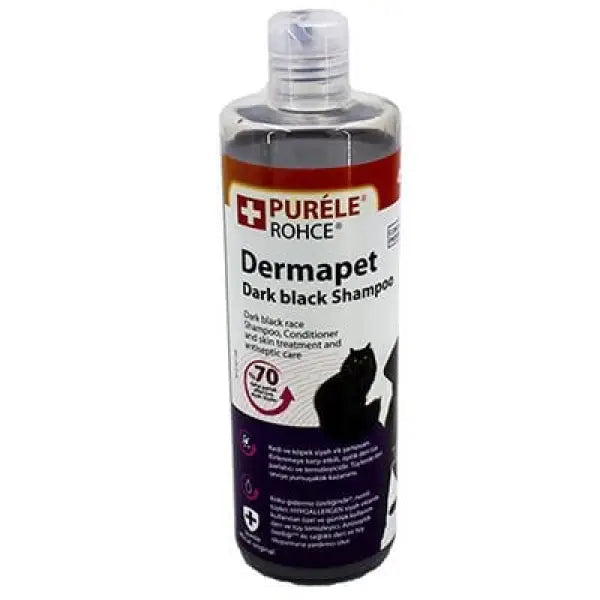 Purele Dermapet Dermatolojik Siyah Kedi ve Köpek şampuanı 450 Ml