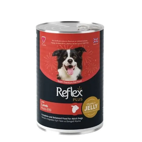 Reflex Plus Jöle İçinde Kuzu Etli Yetişkin Konserve Köpek Maması 400 Gr