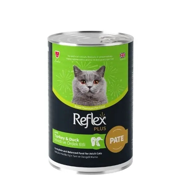 Reflex Plus Pate İçinde Hindi ve ördek Etli Yetişkin Konserve Kedi Maması 395 Gr