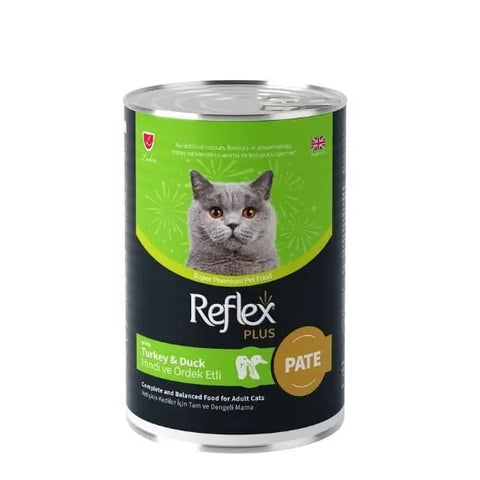 Reflex Plus Pate İçinde Hindi ve ördek Etli Yetişkin Konserve Kedi Maması 395 Gr