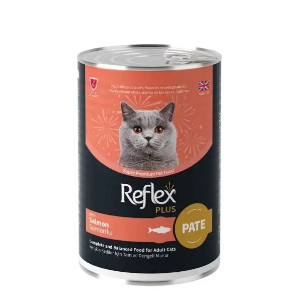 Reflex Plus Pate İçinde Somonlu Yetişkin Konserve Kedi Maması 395 Gr