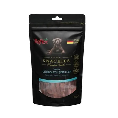 Reflex Snackies Natural ördek Göğüs Etli şerit Tahılsız Köpek ödül Maması 90 Gr
