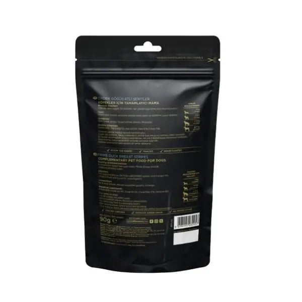Reflex Snackies Natural ördek Göğüs Etli şerit Tahılsız Köpek ödül Maması 90 Gr