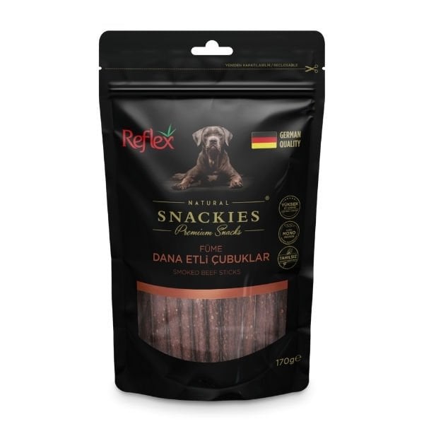 Reflex Snackies Füme Dana Etli Stick Köpek Ödül Maması 1 Adet 170 Gr