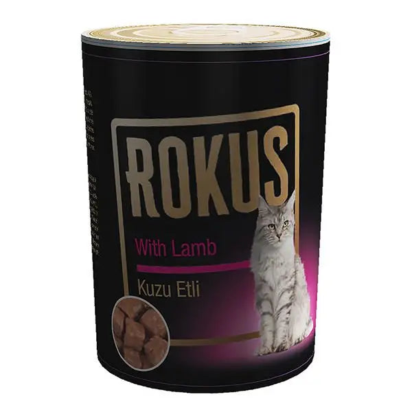 Rokus Kuzulu Yetişkin Konserve Kedi Maması 410 Gr