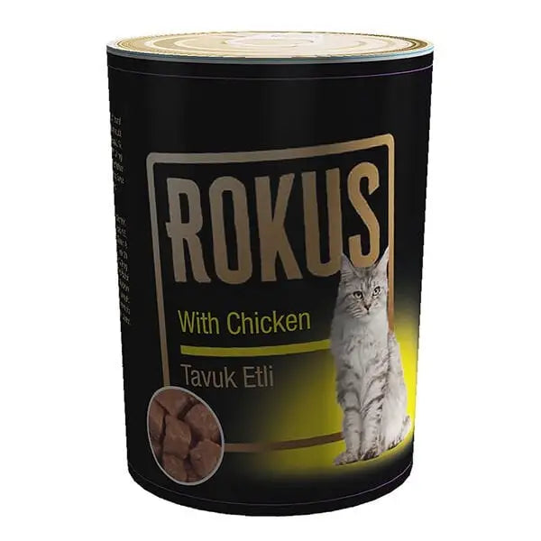 Rokus Tavuklu Yetişkin Konserve Kedi Maması 410 Gr