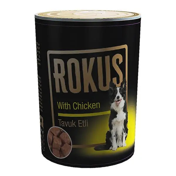 Rokus Tavuklu Yetişkin Konserve Köpek Maması 410 Gr