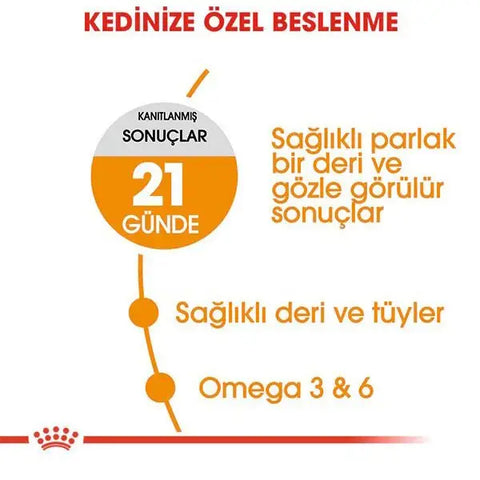 Royal Canin Hair Skin Deri ve Tüy Sağlığı için Kedi Maması 4 Kg