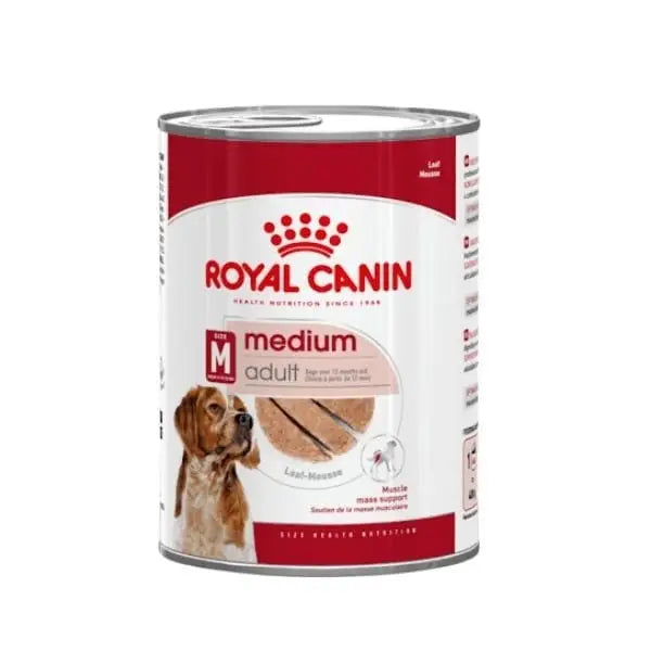 Royal Canin Loaf Mousse Orta Irk Ezme Yetişkin Konserve Köpek Maması 410 Gr