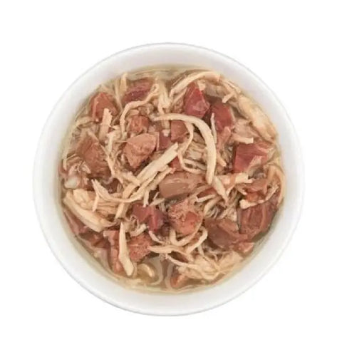 Schesir After Dark Et Suyu Içinde Tavuklu ve Sığır Etli Yetişkin Kedi Konservesi 80 Gr