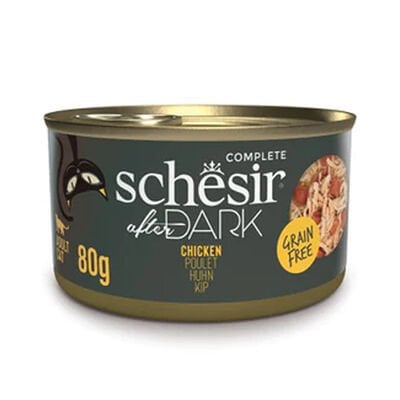 Schesir After Dark Et Suyu içinde Tavuklu Kedi Konservesi 1 Adet 80 Gr