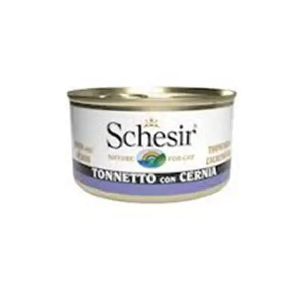Schesir Ton Balıklı ve Orfoz Jöleli Konserve Yetişkin Kedi Maması 85 Gr