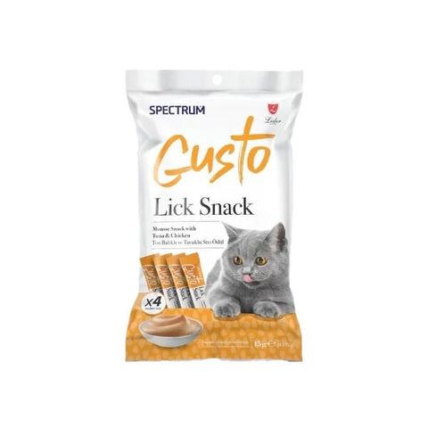 Spectrum Gusto Ton Balıklı ve Tavuklu Sıvı Kedi Ödül Maması 1 Adet 4x15 Gr