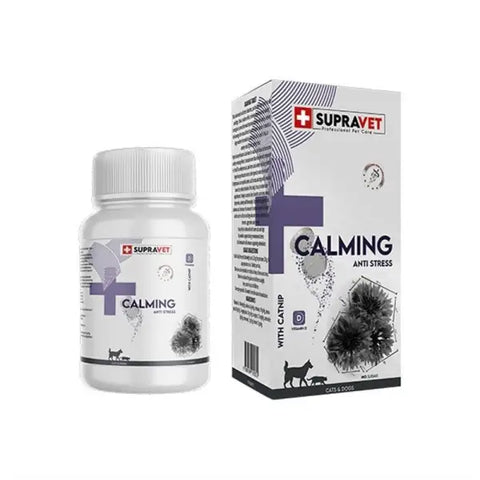 Supravet Calming Vitamin d + Catnip Kedi ve Köpek Sakinleştirici Tablet 75 Adet