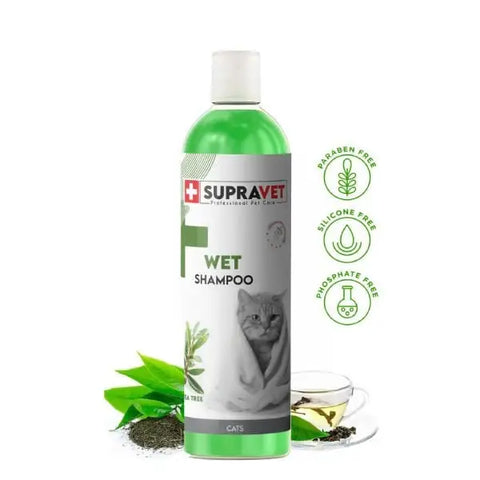 Supravet Shampoo çay Ağacı özlü Kedi şampuanı 200 Ml