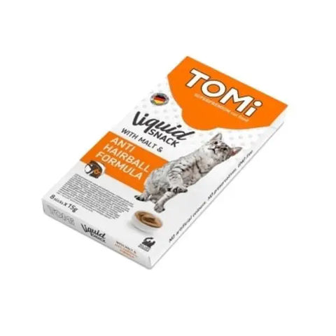 Tomi Maltlı Tüy Yumağı önleyici Sıvı Kedi ödül Maması 15 Gr 8 Adet