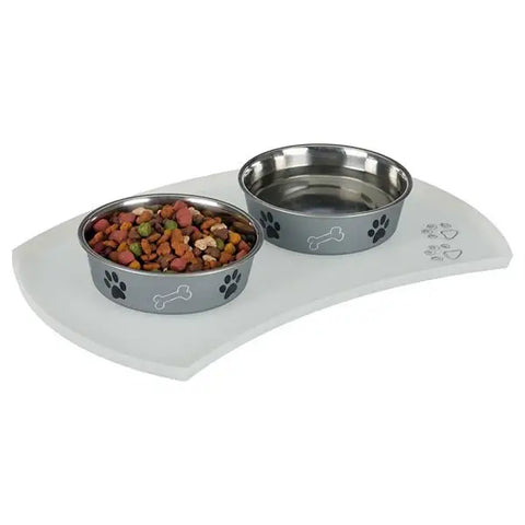 Trixie Kedi ve Köpek Silikon Servis Altlığı şeffaf 51x27 Cm