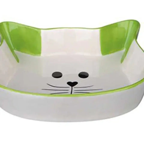 Trixie Seramik Kedi Mama ve Su Kabı şekilli 0.25 Lt 12 Cm