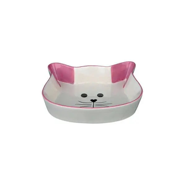 Trixie Seramik Kedi Mama ve Su Kabı şekilli 0.25 Lt 12 Cm