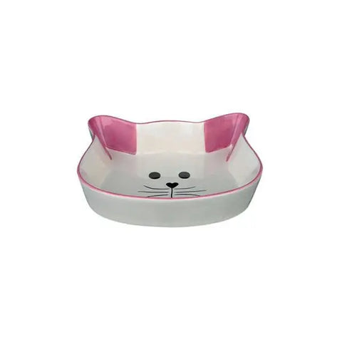 Trixie Seramik Kedi Mama ve Su Kabı şekilli 0.25 Lt 12 Cm