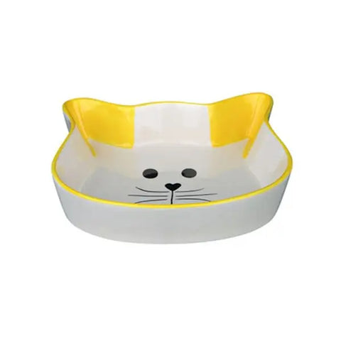 Trixie Seramik Kedi Mama ve Su Kabı şekilli 0.25 Lt 12 Cm