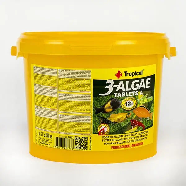 Tropical 3-algae Tablet Tatlı ve Tuzlu Su Balıkları için Alg İçeren Balık Yemi 2 Kg 4500