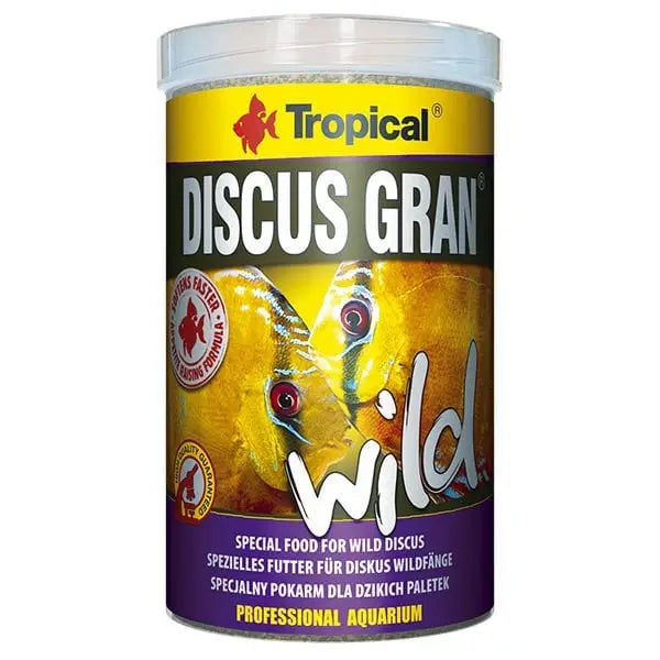 Tropical Discus Gran Wild Vahşi Discuslar için Granül Balık Yemi 1000 Ml 440 Gr