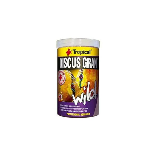 Tropical Discus Gran Wild Vahşi Discuslar için Granül Balık Yemi 250 Ml 110 Gr