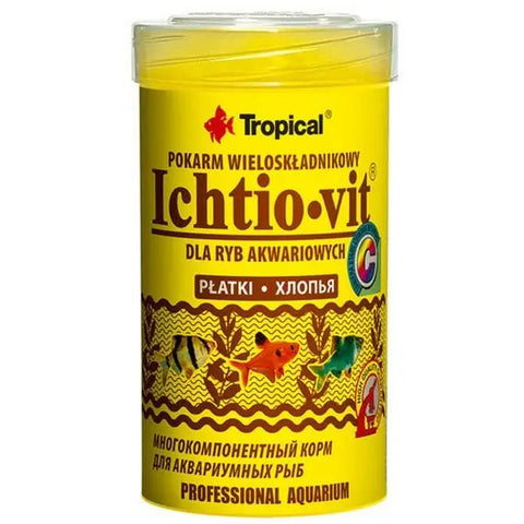 Tropical İchtio-vit Zengin İçerikli Pul Balık Yemi 100 Ml 20 Gr