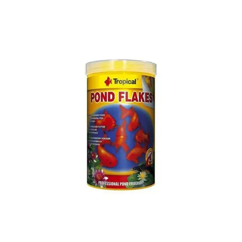 Tropical Pond Flakes Havuz Balıkları için Pul Yem 1000 Ml