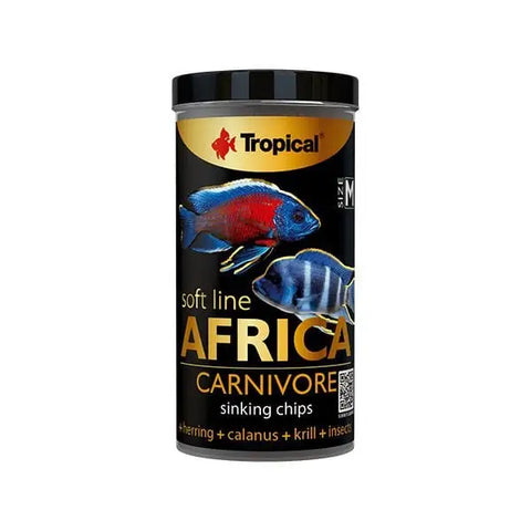 Tropical Softline Africa Balıkları için Yumuşak Taneli Balık Yemi Medium 250 Ml 130 Gr