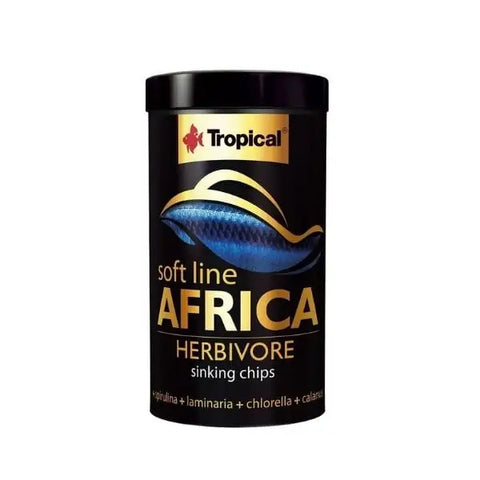 Tropical Softline Africa Herbivore Chips Otçul Afrika Balıkları için Yumuşak Taneli Balık Yemi