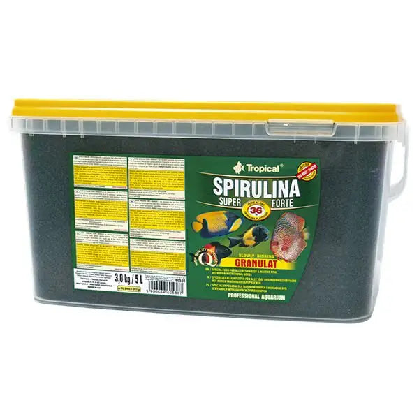 Tropical Spırulına Forte İçerikli Granül Balık Yemi 5 Lt 3 Kg