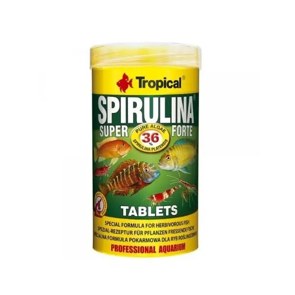 Tropical Spirulina Süper Forte Tablet Yoğun İçerikli Balık Yemi 50 Ml 36 Gr