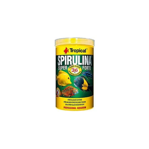 Tropical Spırulına Süper Forte Yoğun İçerikli Balık Yemi 250 Ml 50 Gr