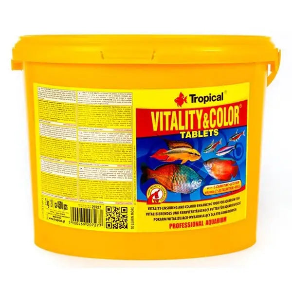 Tropical Vitality Color Tablet Tropikal Balıklar için Renklendirici Balık Yemi 2 Kg 4500