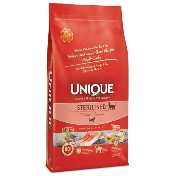 Unique Somonlu Kısırlaştırılmış Yetişkin Kedi Maması 2 Kg