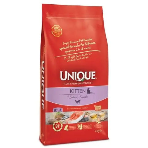 Unique Somonlu Yavru Kedi Maması 10 + 2 Kg Hediyeli