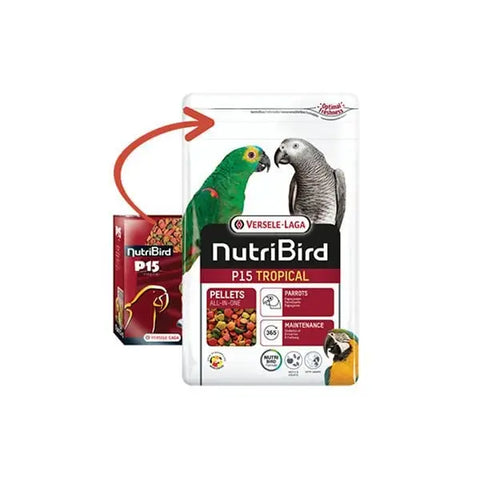 Versele Laga Nutribird P15 Tropical Papağan Kuş Yemi 1 Kg