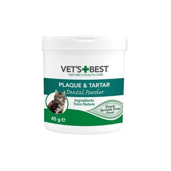 Vet’s Best Plak ve Tartar Temizleyen Kedi Ağız Bakım Tozu 45 Gr