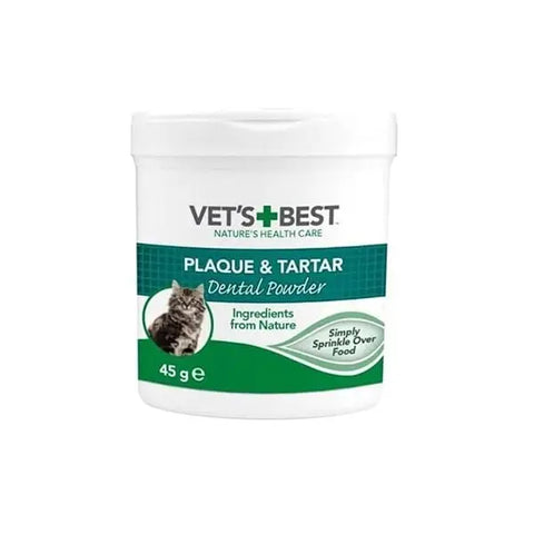 Vet’s Best Plak ve Tartar Temizleyen Kedi Ağız Bakım Tozu 45 Gr