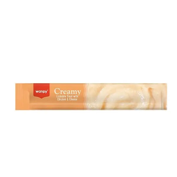 Wanpy Krema Tavuklu ve Peynirli Sıvı Köpek ödülü 5x14 Gr