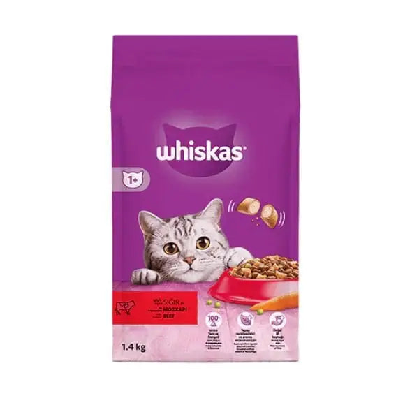 Whiskas Adult Sığır Etli Yetişkin Kedi Maması 1.4 Kg